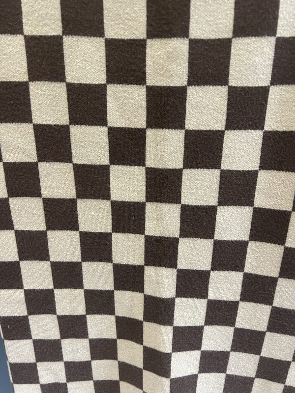 Miss Selfridge Checkerboard Pencil Skirt - Image 4